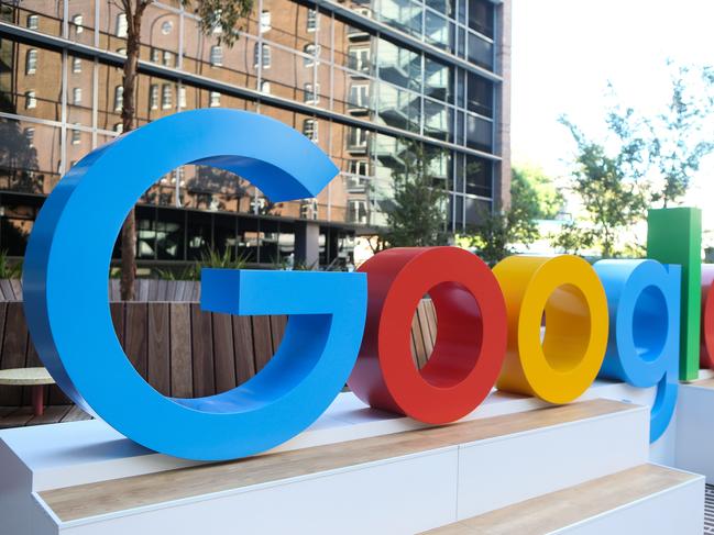 SYDNEY, AUSTRALIA - NewsWire Photos, NOVEMBER 16 2021:  Google signage at the HQ in Sydney. Picture: NCA Newswire / Gaye Gerard