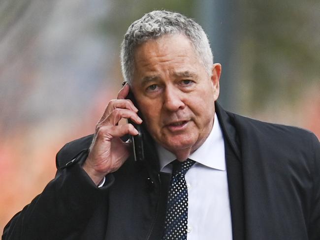 CANBERRA, AUSTRALIA, NewsWire Photos. JUNE 7, 2023: Former Queensland public trustee Peter Carne arrives at the High Court in Canberra. Picture: NCA NewsWire / Martin Ollman