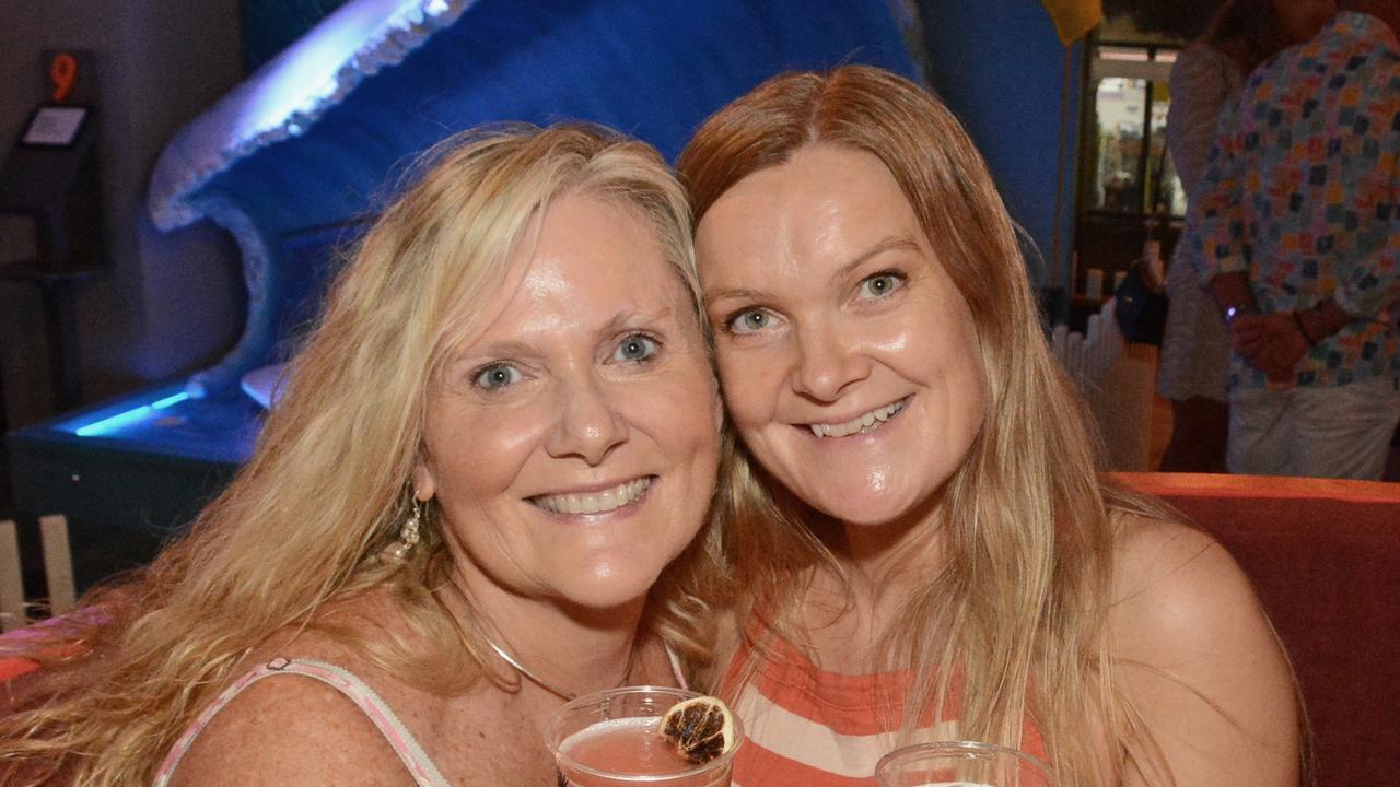 Ange Dee and Anette Myren at the opening of Hijinx Hotel, Surfers Paradise. Pic: Regina King