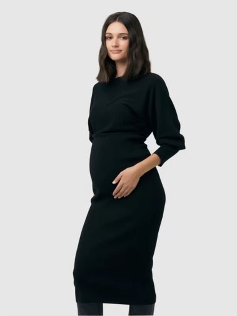 Ripe Maternity Sloane Knit Dress. Picture: THE ICONIC.