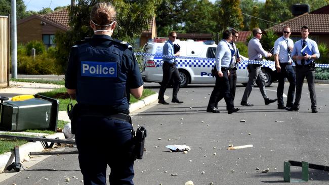Victoria Police is still investigating a spate of violent incidents across the state last month. Picture: Nicole Garmston/News Corp Australia.