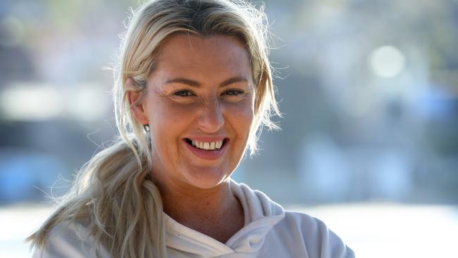 Triple M breakfast host Jess Eva in Tennyson Point. Picture: Toby Zerna