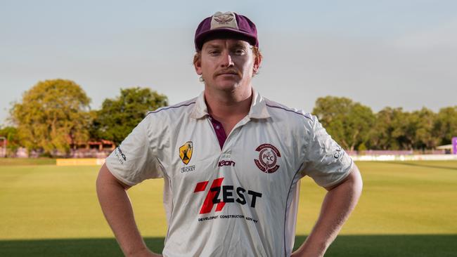 Palmerston captain Hamish Martin ahead of the 2024 Darwin Cricket grand final. Picture: Pema Tamang Pakhrin