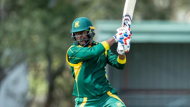 Solomon Mire in action for Northcote. Picture: Arj Giese