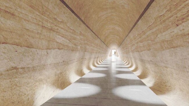 Mona has revealed plans for a new tunnel at the famous museum.