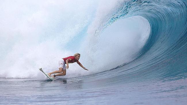 Hawaiian Keala Kennelly winner of Billabong Pro Teahupoo, Tahiti Picture: SUPPLIED