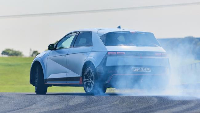 2024 Hyundai Ioniq 5 N at Sydney Motorsport Park.