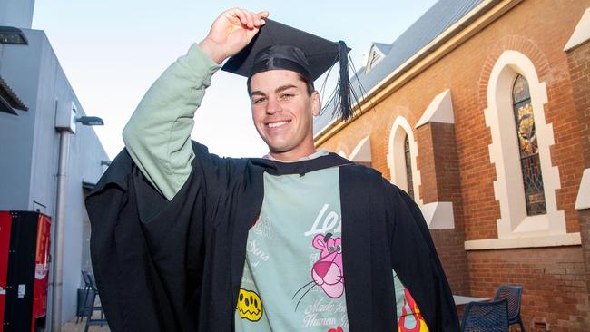 Josh Long, graduate Bachelor of Education. UniSQ graduation ceremony at Empire Theatre, Tuesday June 27, 2023.