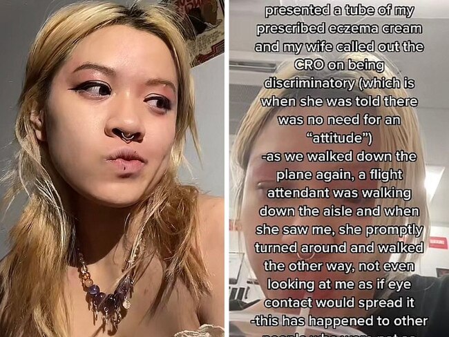 Woman ‘humiliated’ by plane request