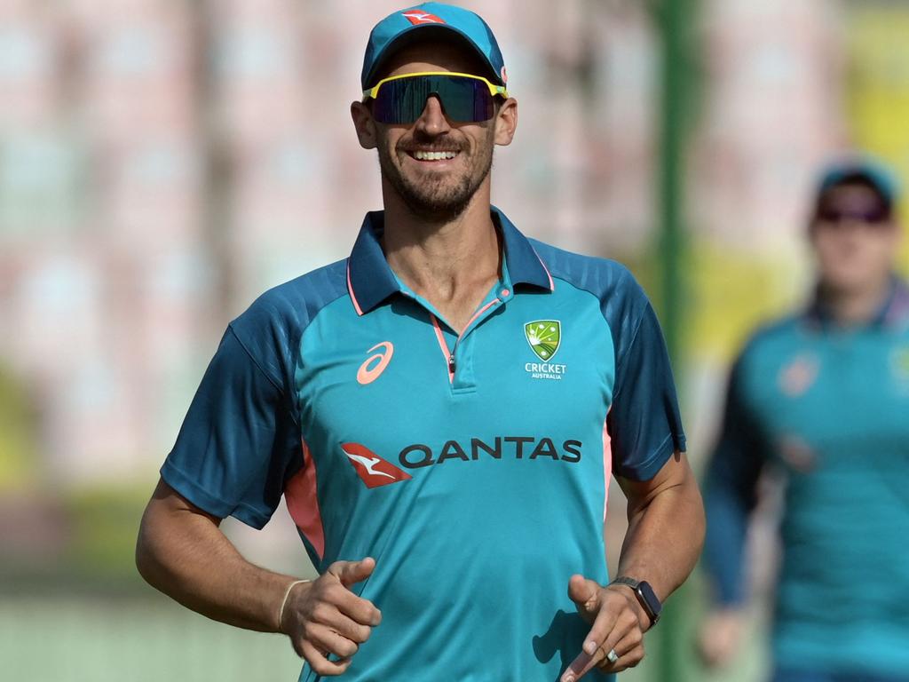 Mitchell Starc was close to signing with the IPL. Picture: Money Sharma/AFP