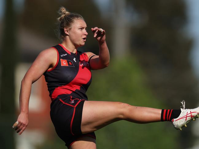 Daria Bannister kicked four for the Dons. Picture: Daniel Pockett/Getty Images.