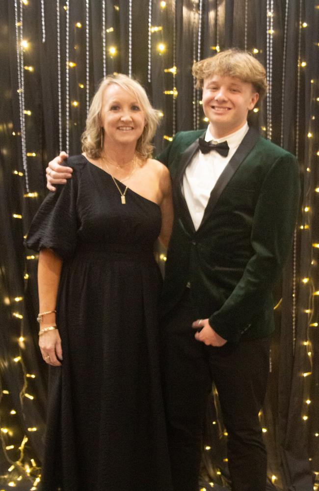 Fletcher and Julie Bichel at the Maroochydore State High School formal 2023.