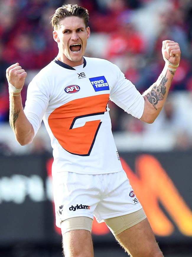 Rory Lobb in action for GWS.