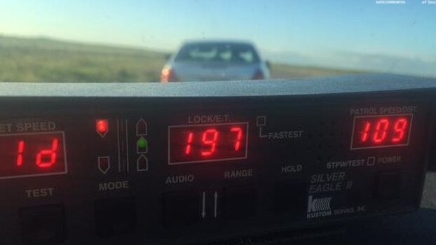 A speeding driver was clocked at nearly 200 km/h on the Princes Highway, Wellington East. Picture: SA Police