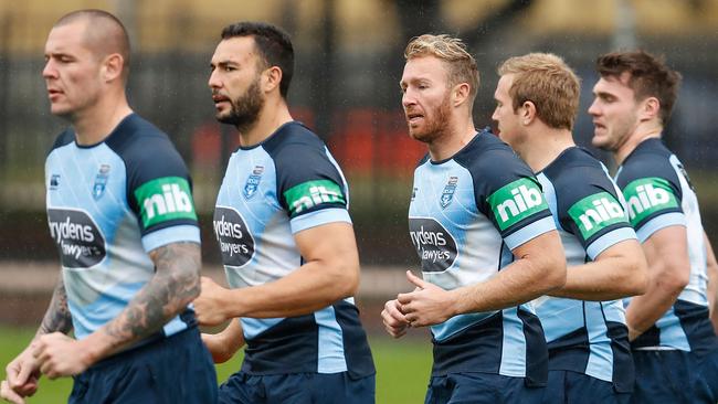 The Blues welcomed the popular prop into training. (Jason McCawley/Getty Images)