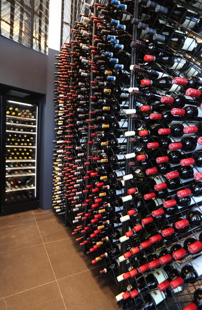 The incredible wine cellar. Photo by Richard Gosling