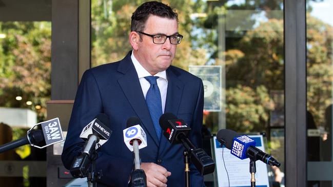 The Andrews government has been accused of hiding the state’s true financial affairs. Picture: NCA NewsWire/Sarah Matray