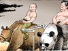 Mark Knight cartoon on Russian invasion of Ukraine. For Kids News