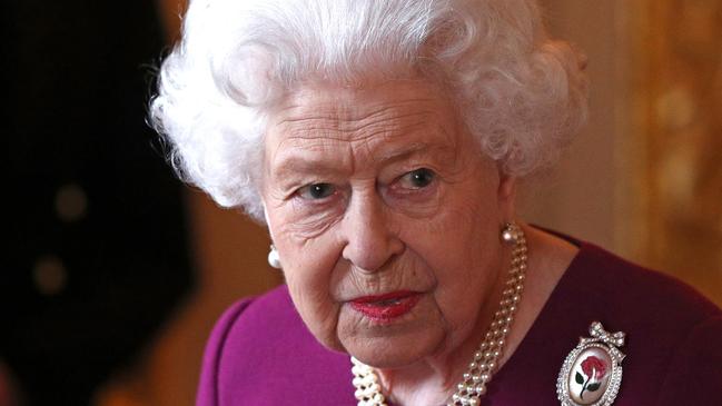 WINDSOR, ENGLAND - MAY 7: Queen Elizabeth II arrives to join members of the Order of Merit ahead of a luncheon at Windsor Castle on May 7, 2019 in Windosr, England. Established in 1902 by King Edward VII, The Order of Merit recognises distinguished service in the armed forces, science, art, literature, or for the promotion of culture. Admission into the order remains the personal gift of The Queen and is restricted to a maximum of 24 living recipients from the Commonwealth realms, plus a limited number of honorary members. (Photo by Jonathan Brady - WPA Pool/Getty Images)