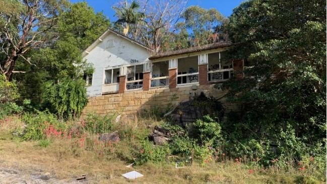 The original farmhouse is set to be knocked down due to vandalism. Picture: Northern Beaches Council website