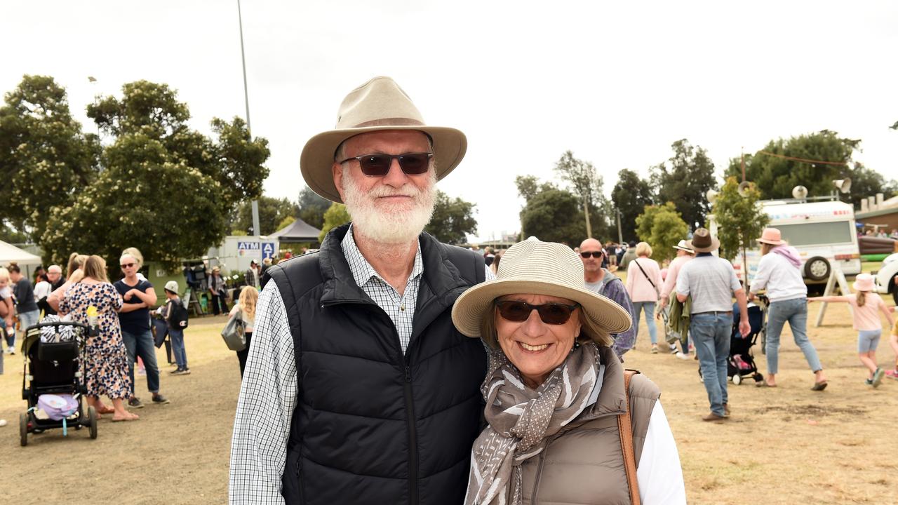 Rob and Lynda Hopkins at the Bellarine Agriculture Show. Picture: David Smith