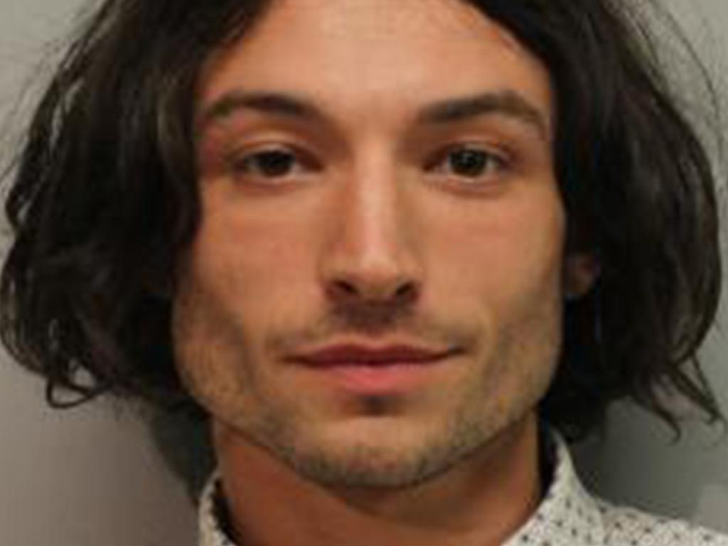 Ezra Miller’s mugshot when they were arrested in Hawaii in March. Picture: Hawaii Police Department via Getty Images