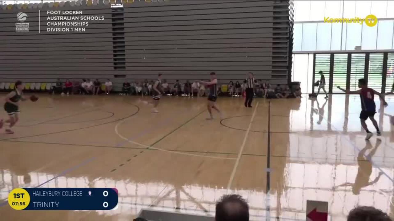 Replay: Haileybury College v Trinity Grammar (U20 Men Div 1) - 2024 Basketball Australia Schools Championships Day 1