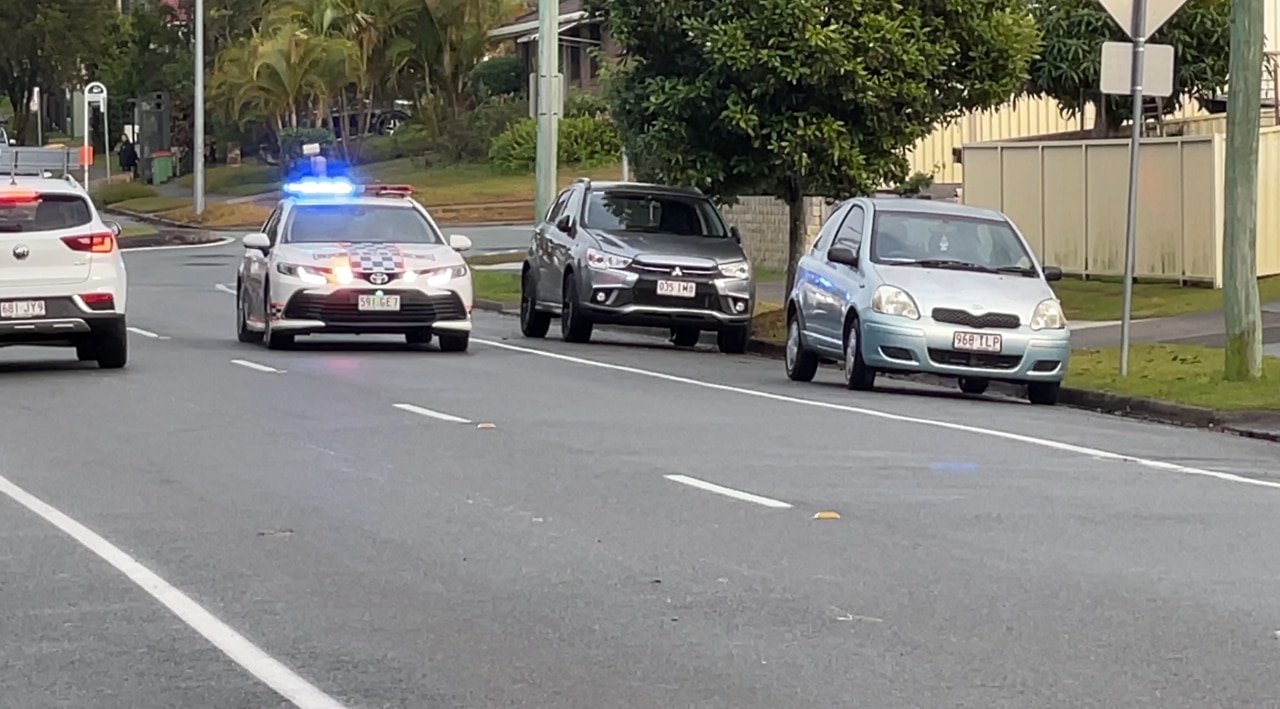 Gates rammed in dramatic car yard theft