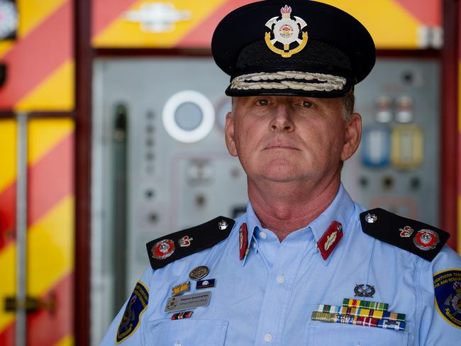 Northern Territory Fire and Emergency Services (NTFES) have announced the permanent appointment of Stephen Sewell AFSM as Chief Fire Officer. Picture: Pema Tamang Pakhrin