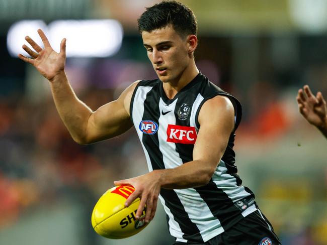 He’s only 15 games in, but teams already need to plan for the impact of son-of-a-gun Nick Daicos. Picture: AFL Photos/Getty Images