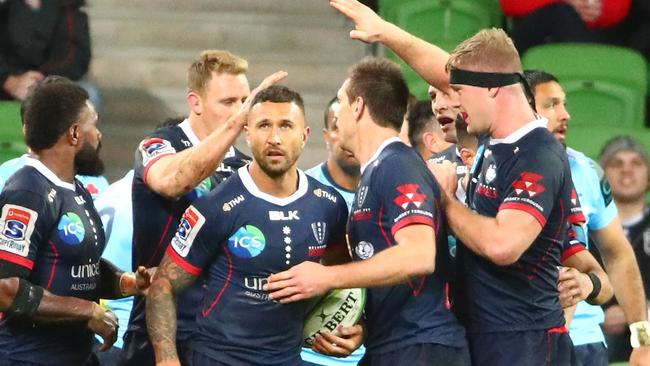 Can Quade Cooper lead the Rebels to the finals? Picture: Getty