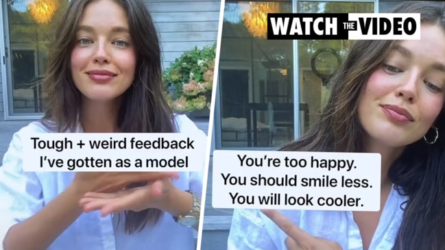 Model reveals 'tough and weird' feedback she gets