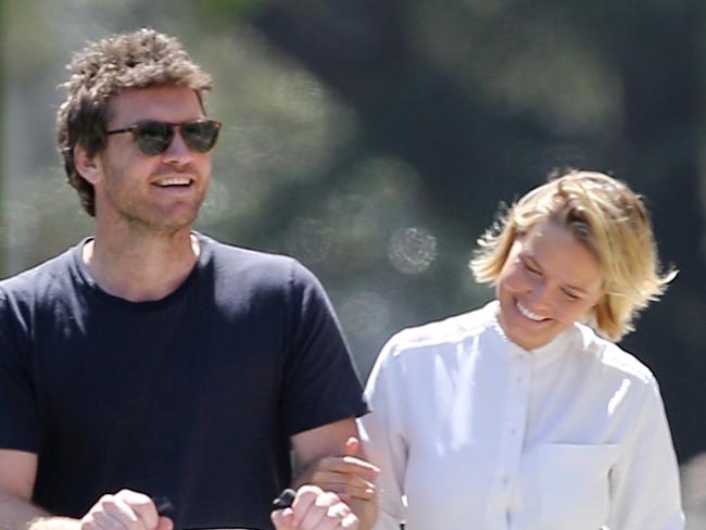 EXCLUSIVE: ** PREMIUM RATES APPLY** Lara Bingle and Sam Worthington seen out as a family with baby Rocket for the first time as they visit a farmers market in LA <P> Pictured: Sam Worthington and Lara Bingle <B>Ref: SPL1003097 200415 EXCLUSIVE</B><BR/> Picture by: Clint Brewer / Splash News<BR/> </P><P> <B>Splash News and Pictures</B><BR/> Los Angeles: 310-821-2666<BR/> New York: 212-619-2666<BR/> London: 870-934-2666<BR/> photodesk@splashnews.com<BR/> </P>