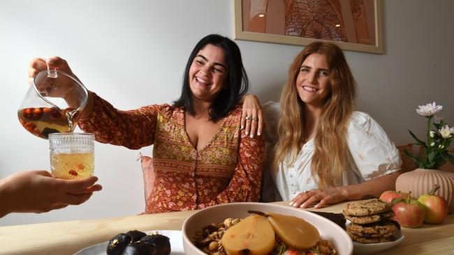 Nadia Parisi and Carla Brion, co-owners of The Golden Cup, at the cafe. Picture: Tricia Watkinson