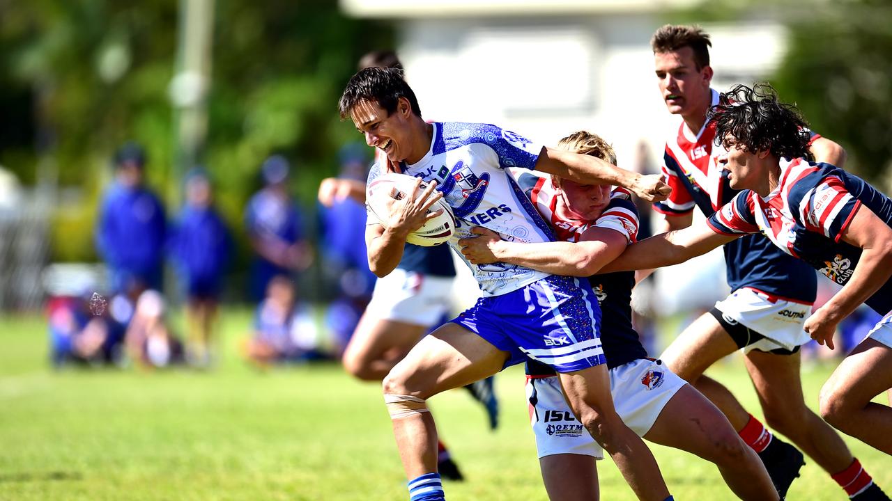 QSSRL; Aaron Payne Cup - Ignatius Park College and St Pats, Mackay. IPC's Tai-Reece Hill. Picture: Alix Sweeney