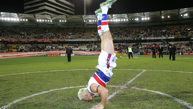 Rodney Eade didn’t mind Jason Akermanis’ handstand ritual after wins.