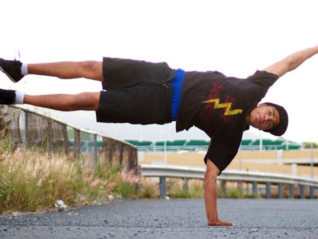 Jillibalu Riley learned breakdancing and other contemporary dance at high school. Picture: supplied