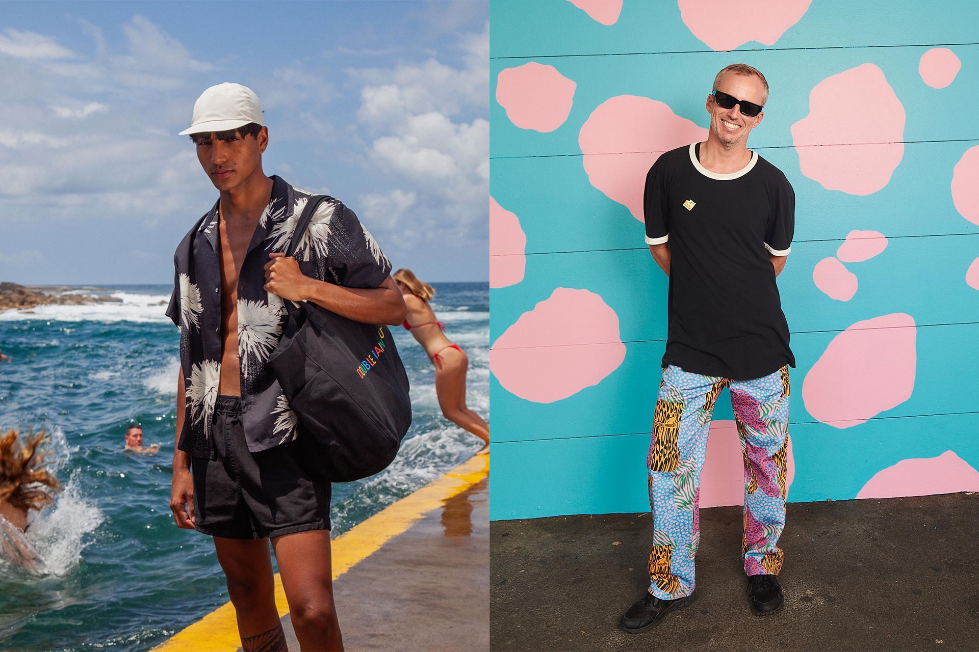 <h3>Double Rainbouu</h3><p>&nbsp;</p><p>Debuted in 2016 by two ex-Ksubi creative team members Mickey Nolan and Toby Jones, Double Rainbouu has Australian streetwear pedigree behind it. With its revamped and contemporary takes on the mens Hawaiian shirt, the psychedelic prints are capable of transferring the wearer instantly on holiday. Laid-back Australian streetwear inspired by the beach, come for the wide range of breezy camp-collar shirts, stay for the graphic-laden pants.</p><p>&nbsp;</p><p><strong>SHOP NOW</strong> at <a href="https://prf.hn/click/camref:1101lezCS/pubref:GQ----/destination:https://www.theiconic.com.au/double-rainbouu/" target="_blank" rel="nofollow noopener"><strong>The Iconic</strong></a></p>