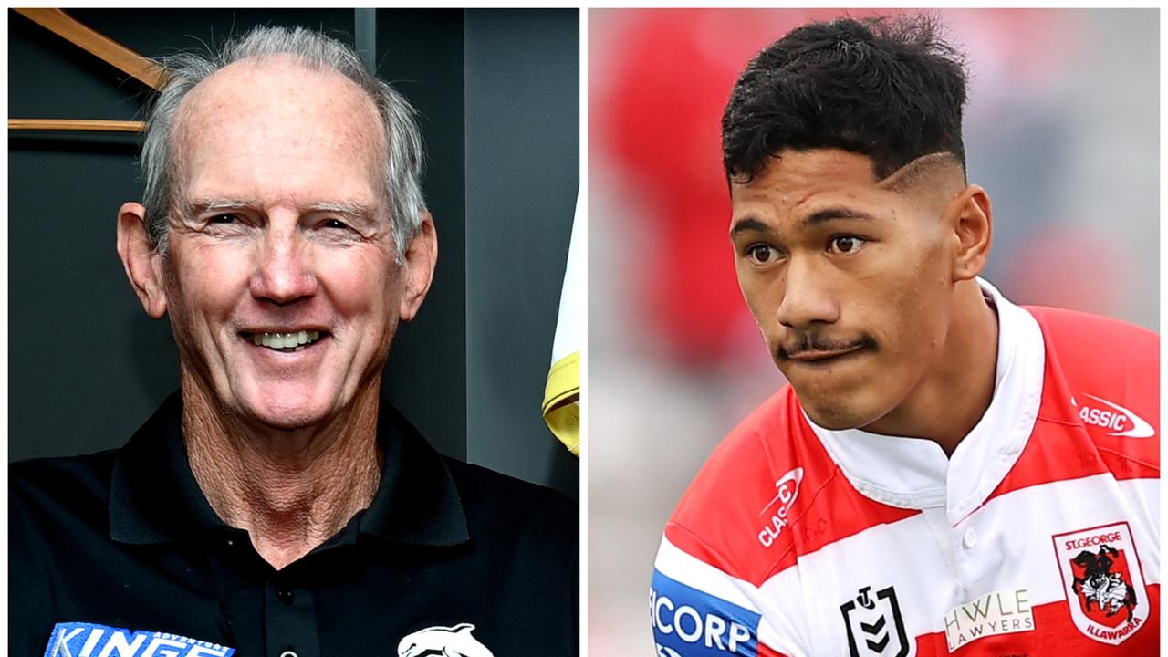 Wayne Bennett and Junior Amone