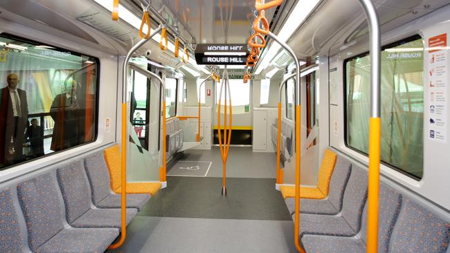 ... to this? Sydney’s Metro trains will have fewer seats and more standing space.