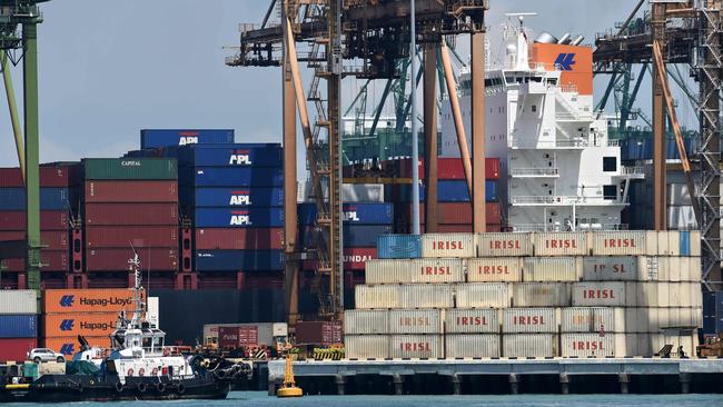 Infrastructure Minister Darren Chester is reviewing the coastal shipping bill, which reverses Labor’s 2012 changes. Picture: AFP