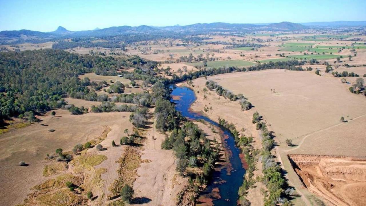 The site where Traveston Crossing Dam was planned to be built. Picture: Supplied