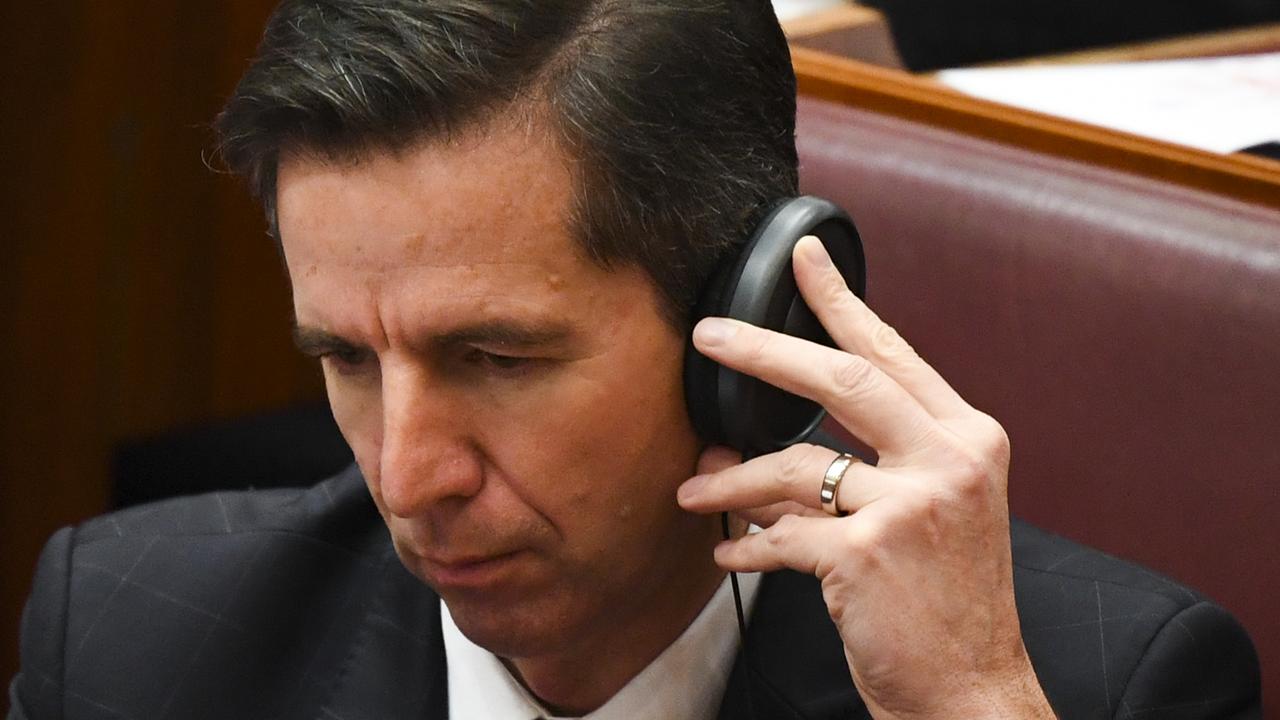 Australian Trade Minister Simon Birmingham says his Chinese counterpart has not returned his calls. Picture: Lukas Coch/AAP