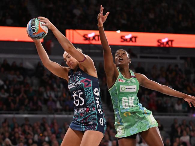The Vixens and Fever, along with the Adelaide Thunderbirds are in a three-way battle for the minor premiership. Picture: Getty Images