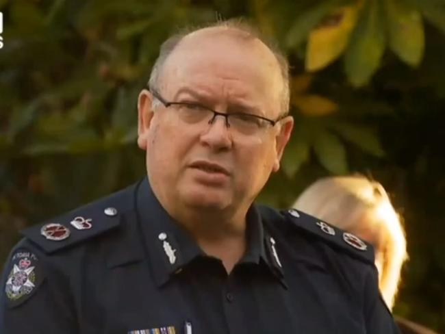 Victoria Police's then Chief Commissioner Graham Ashton. Picture: COVID-19 Hotel Quarantine Inquiry via NCA NewsWire