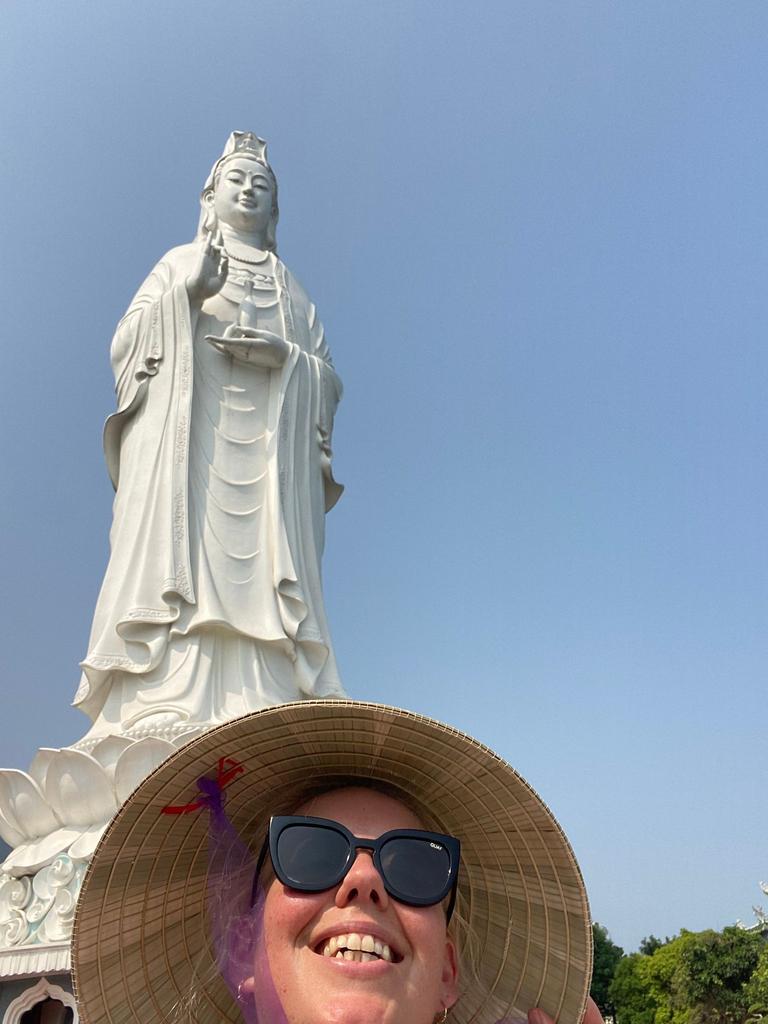 Lady Buddah protects Danang from disasters.