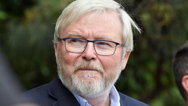 Former Prime Minster Kevin Rudd. Picture: Patrick Woods.