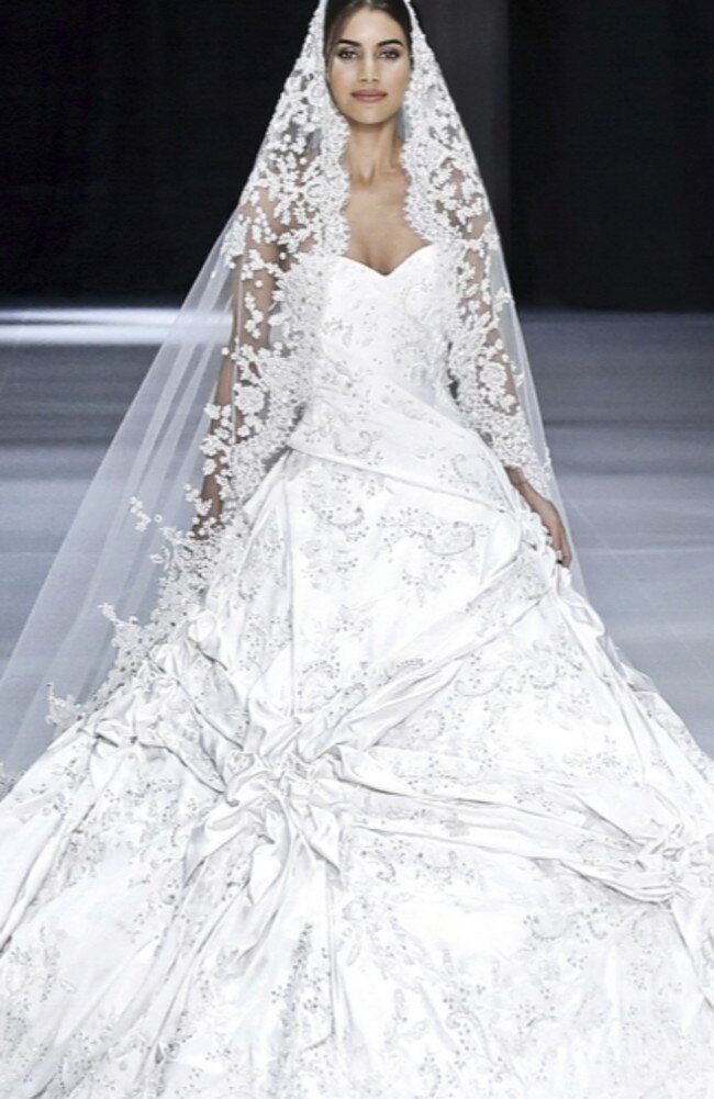 One of Ralph &amp; Russo’s bridal gowns.