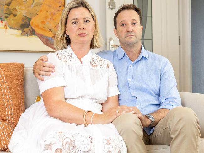 Elouise and Danny Massa Grieving parents Elouise and Danny Massa believe their son’s life could have been saved, but her repeated pleas to hospital staff were ignored. Picture Thomas Lisson