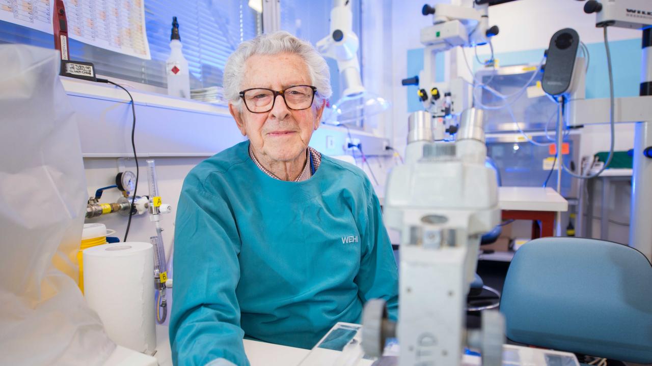 Emeritus Professor Jacques Miller is famous for his discovery of the function of the thymus, revolutionising our understanding of the immune system, infection and disease. Picture: WEHI